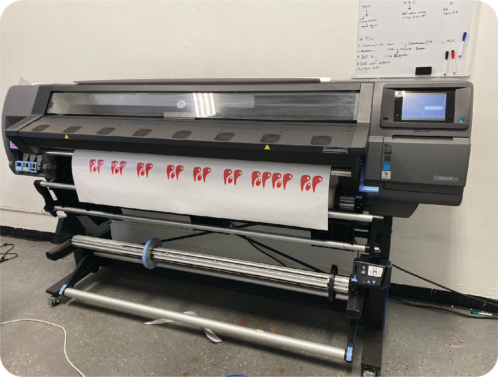 Slightly Used HP Latex 360 Large Format 64" Printer For Label, Sticker, Car Wrap, Canvas Art, Wallpaper, Banner, Fabric